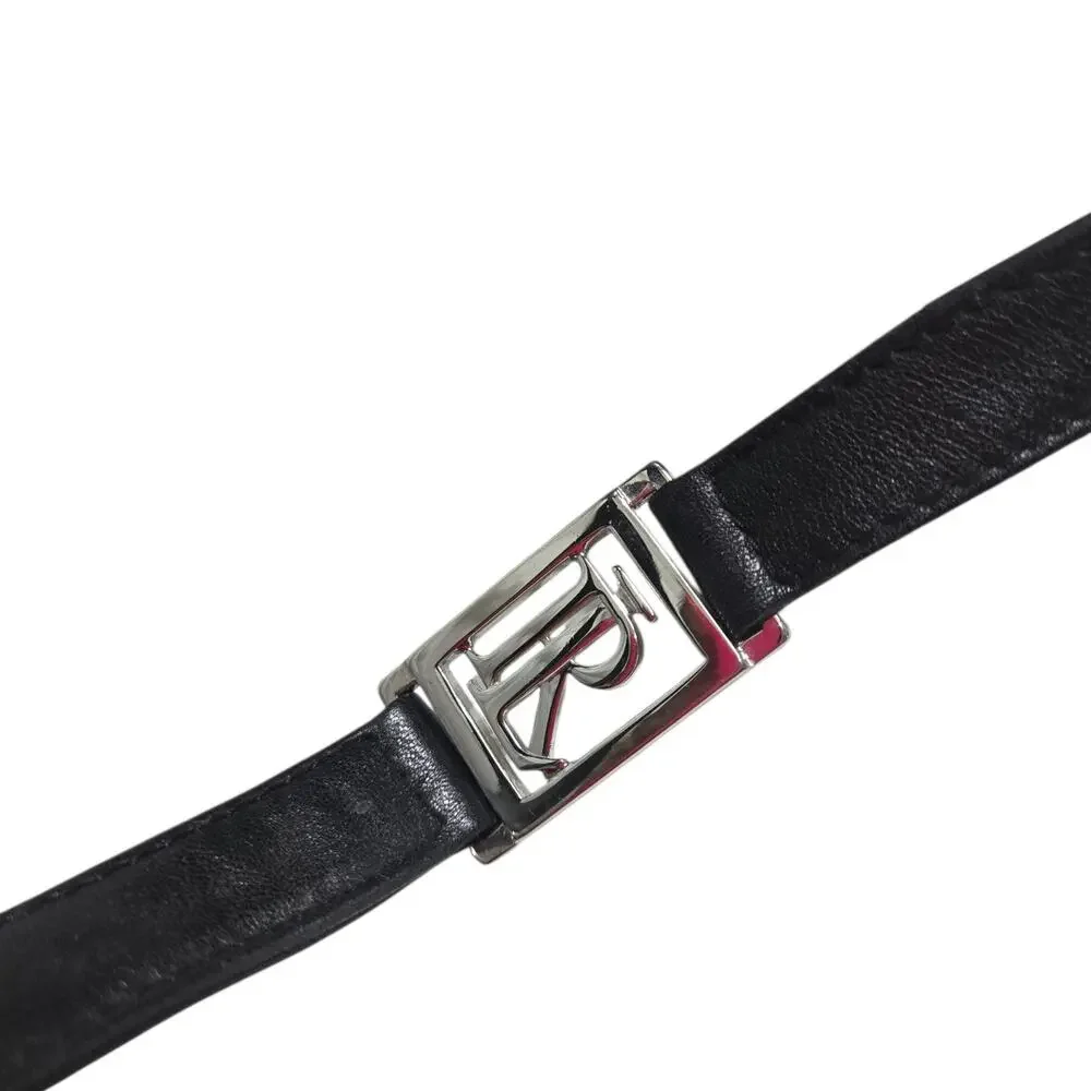 Ralph Lauren Leather Camera Bag Black Crossbody Shoulder Logo Vintage Classic
